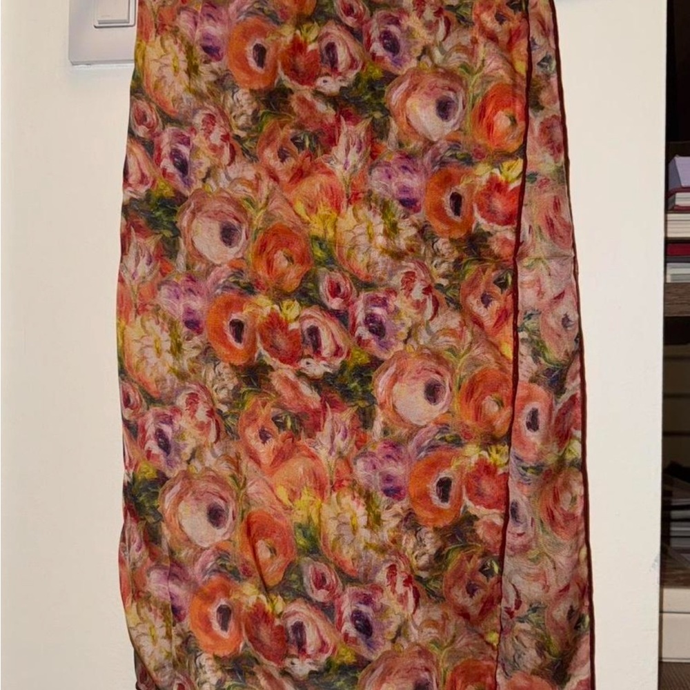 Floral Print Women's Scarf